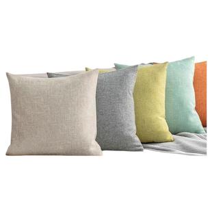 客厅沙发抱枕轻奢高级感2024新款美式现代奶油风大号床头椅子靠垫