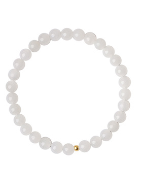 999足金转运羊脂白玉手串招财