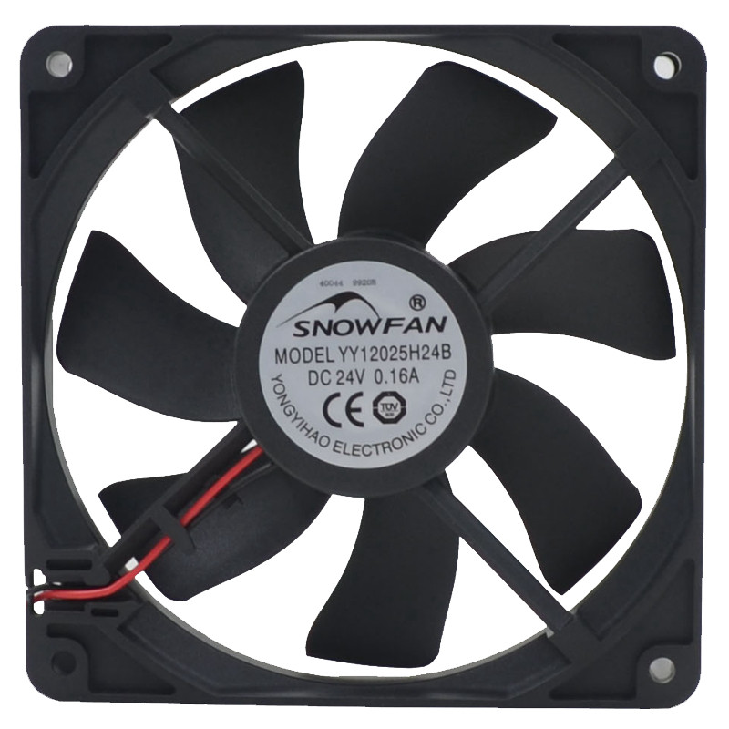 SNOWFAN 12CM 12025变频器24V散热风扇直流风机YY12025H24B