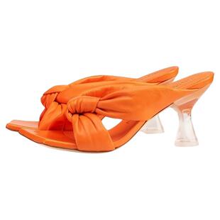 SW LUCITE PLAYA 75 KNOT 夏季蝴蝶系结拖鞋女外穿夏