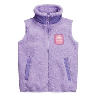 儿童马甲女童羊羔绒背心男童秋装抓绒外穿内搭摇粒绒坎肩EKQT3053