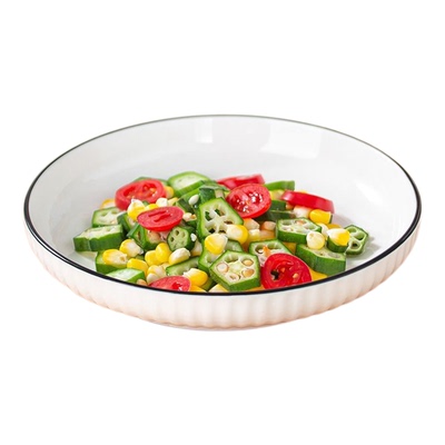 高温釉下彩碗碟套装家用