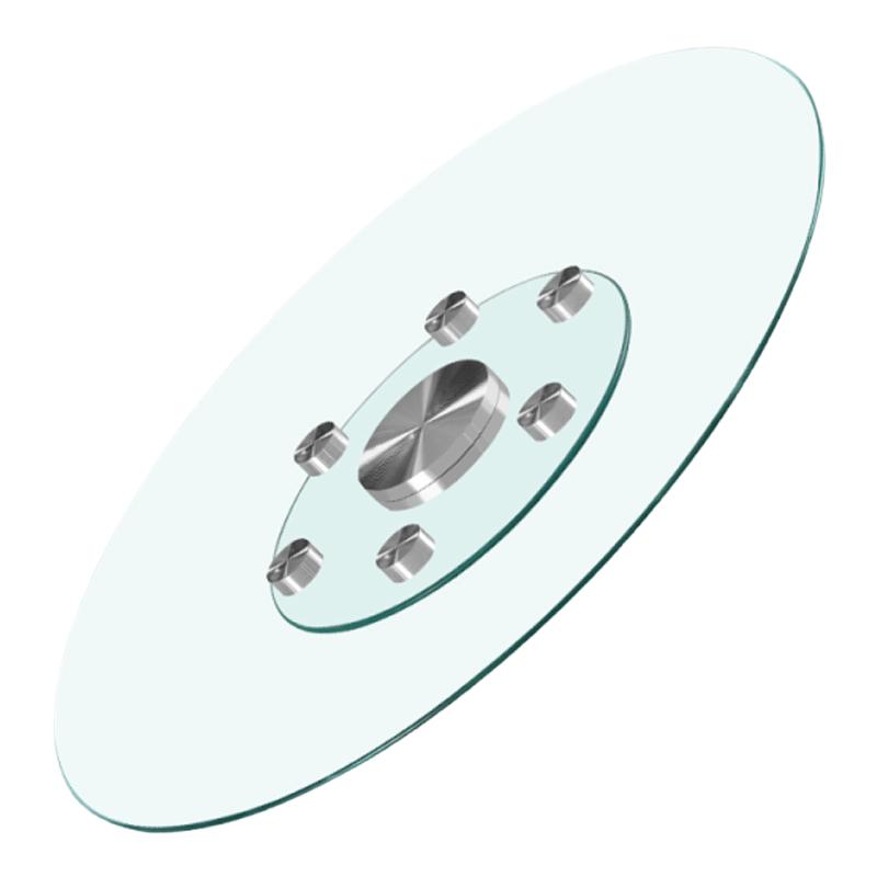 防爆家用餐桌转盘酒店大圆桌转盘旋转商用转盘钢化玻璃转盘