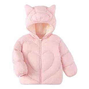 清仓折扣宝宝羽绒服男女童轻薄外套冬款童装婴幼儿洋气上衣25冬季