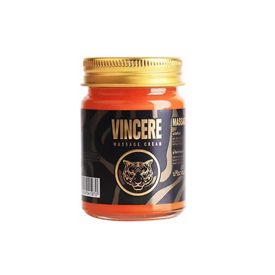 泰国VINCERE黑金老虎膏原装进口肩周颈椎腰背膝盖舒缓肌肤按摩膏