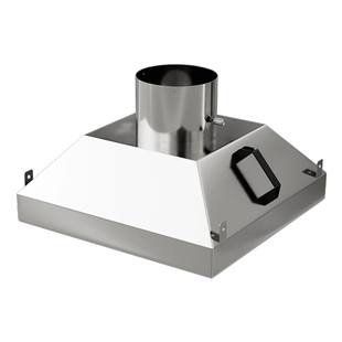 不锈钢集气罩工业焊锡喇叭口吸尘罩废气收集罩除尘设备排烟吸烟罩