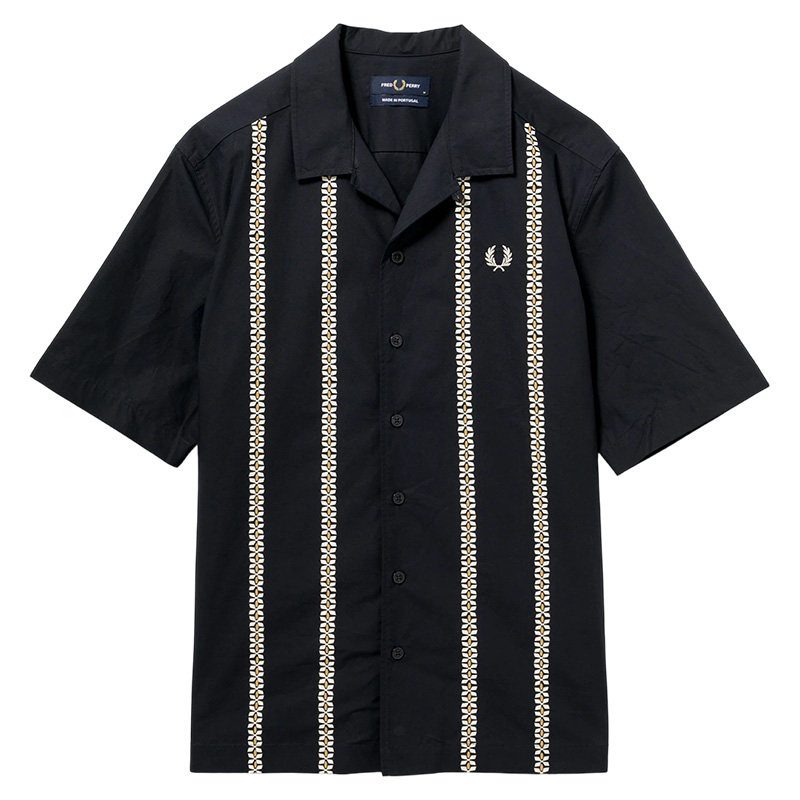 FREDPERRY宽松短袖衬衫