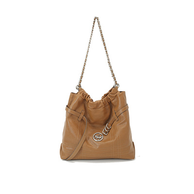 WHY女包新款头层牛皮菱格流浪包