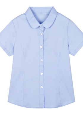 森马集团HeyJunior校服2026夏季新款jk制服男女生儿童装短袖衬衫