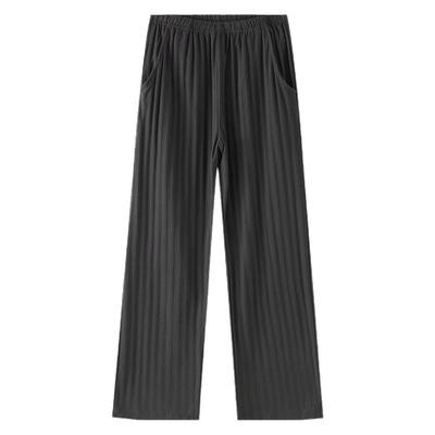 BE长裤纯棉男情侣条纹睡裤新品