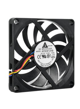 台达8010静音PWM调速散热风扇12V