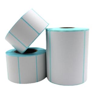 铜版纸不干胶标签贴纸32 19 150 100 90 80 70 60 50 40 30 20tsc立象铜板打印纸碳带物流条码纸空白卷筒定制