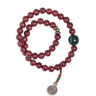 原创设计凤眼菩提双圈手串女 复古个性民族风盘玩串珠手链男手饰