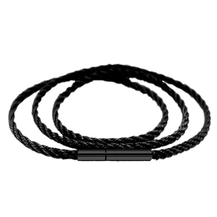 黑色扣项链绳芊棉线绳吊坠绳子牢固编织吊坠挂绳金玉佩玉坠男女