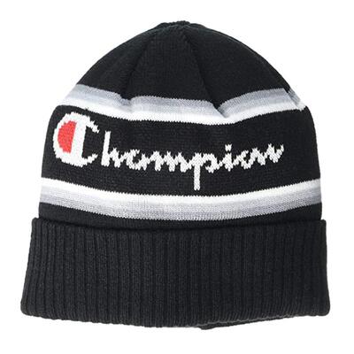champion冠军字母logo情侣针织帽