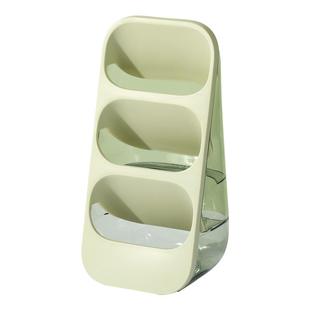 透明斜插式笔筒大容量学生儿童男孩女孩桌面收纳盒笔桶儿童书房画笔马克笔收纳盒大容量分类文具水彩笔收纳架