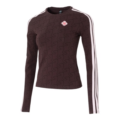 Adidas阿迪达斯短款圆领卫衣女2026新款运动套头衫休闲长袖KW4678