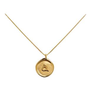 Monica Vinader莫妮卡项链字母银饰吊坠刻字新年礼物太阳花毛衣链