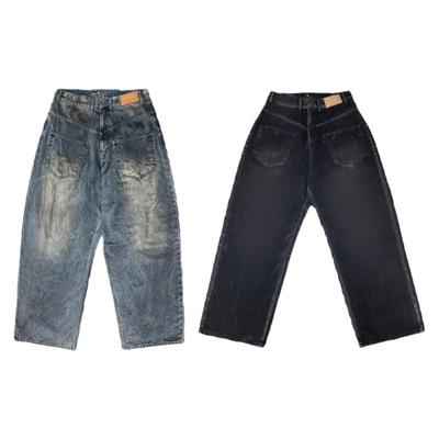ProjectGR反穿脏染做旧牛仔裤