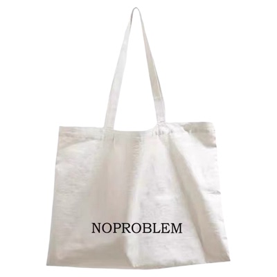 设计感极简购物袋大容量帆布包