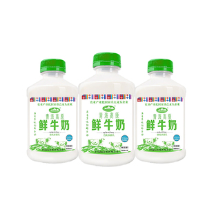 青海湖青海高原鲜牛奶500ml巴氏杀菌低温纯鲜活青藏高原早餐鲜奶