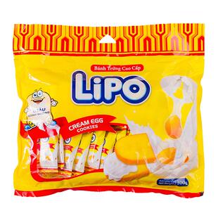 Lipo奶油味面包干 越南进口饼干 吃货网红小零食蛋糕休闲食品
