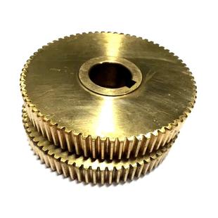 4508\6516\GT1-203\223自动攻丝牙机配件铜蜗轮铜齿涡轮齿斜齿轮