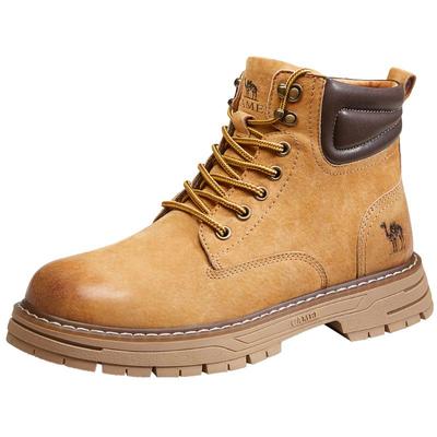 骆驼男鞋英伦复古大黄靴马丁靴