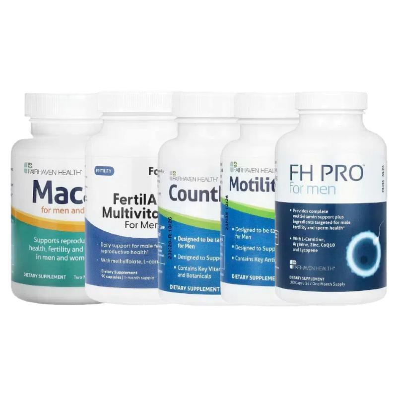 Fairhaven Health爱希尔男性精FertilAid CountBoost子PQQ+肌醇