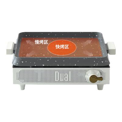 Dual电陶炉烤肉露营煮茶器家用室内大功率炒菜多功能户外烧烤炉