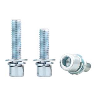 镀锌内六角三组合 8.8级镀锌 杯头带平弹垫螺丝 M3M4M5M6M8M10M12