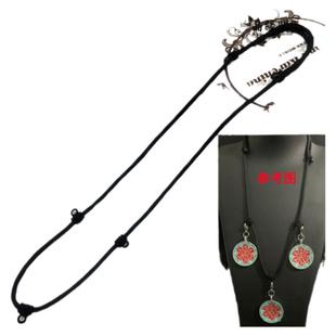 泰国绳佛牌链子可调节长短单挂两挂双挂三挂四挂多挂项链毛衣挂链