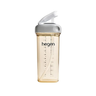 Hegen海格恩吸管杯水杯新加坡原装进口婴儿宽口径PPSU喝水奶瓶330