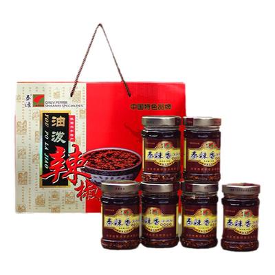 秦绿八宝油泼辣椒陕西特色好味道