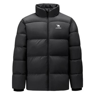 骆驼运动羽绒服中长款男女款冬季拒水鸭绒加厚连帽北影羽绒外套