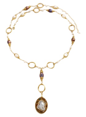 复古气质长款毛衣链女