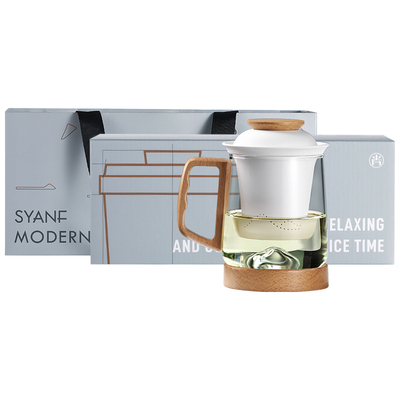 茶杯茶水分离个人专用高档礼盒装