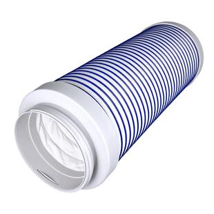 新风系统消音管软管吸音降噪管PVC消音管PE消音软管风机消音软管