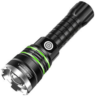 新款强光手电筒充电户外远射超亮家用超长续航大容量便携照明电筒