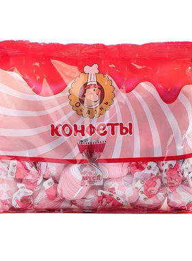 喜糖俄罗斯进口酸奶年货圣诞草莓