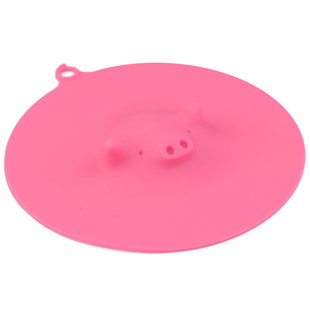 杯盖硅胶水杯盖小猪马克杯子盖食品陶瓷通用密封盖玻璃茶杯盖防尘