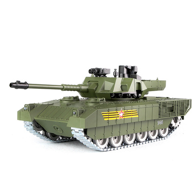 金属履带遥控坦克可发射可冒烟