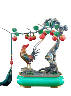 高档黄铜装饰品摆件乔迁送礼