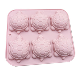 龟苓膏乌龟硅胶模具小乌龟软糖巧克力冰格烘焙工具凉粉果冻蜡烛模