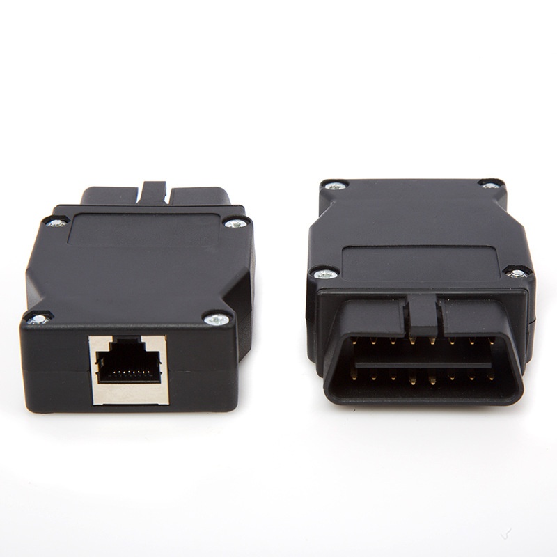 适用于B-M-W ENET OBD2 16Pin Connector 网线接口OBD接头插口