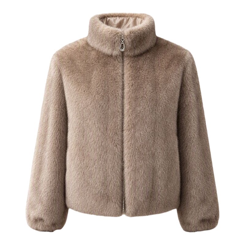 2026新款皮草外套冬季高档仿水貂绒外套女装百搭洋气宽松潮流妈妈