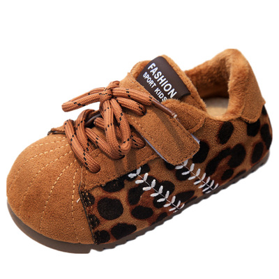 儿童德训鞋二棉鞋子加绒保暖2025