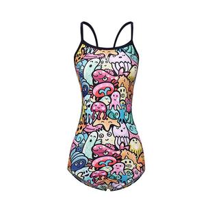 水立方连体竞速泳衣女2025训练比赛竞技单层专业三角显瘦游泳衣