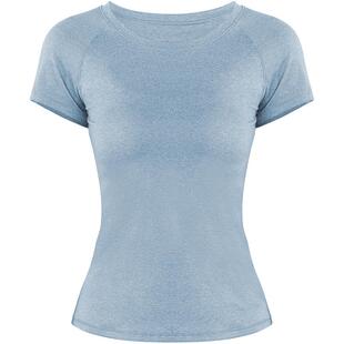 爱暇步瑜伽服女运动上衣短袖T恤透气专业健身跑步户外登山速干衣