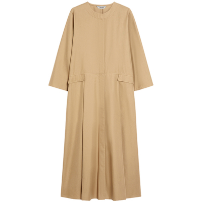 MaxMara 2025春夏女装棉质圆领宽松休闲连衣裙9221015106